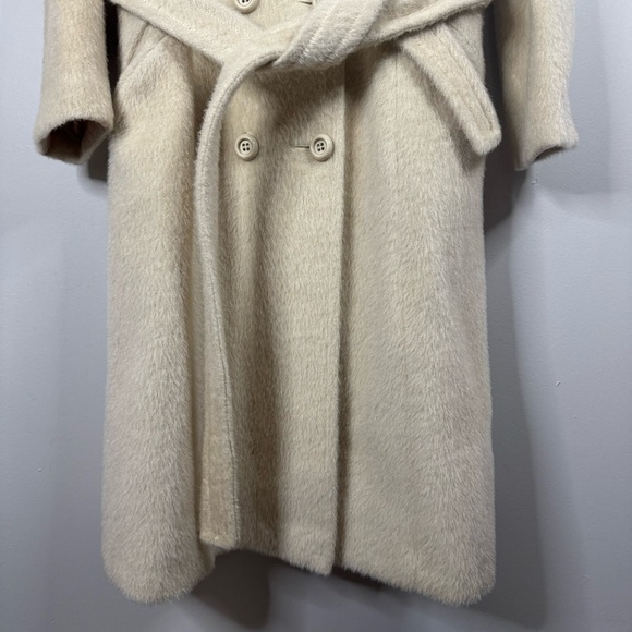Rawley International Vintage Made in England 100% Mohair Trench Coat Medium - Picture 4 of 16
